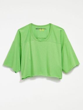 Urban Outfitters’ KO+O Cropped Scrimmage Tee - Green